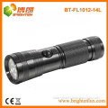 Factory Supply OEM EDC 14 led Aluminum Metal Cheap Wholesale Flashlight Torch with 3*AAA Dry Battery